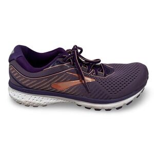 Brooks Ghost 12 Womens Running Shoes Purple Copper 1203051B579 Size 9 Medium B